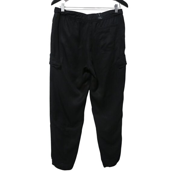 Aritzia Babaton Reagan Lyocell Relaxed Fit Slim Leg Cargo Pants Black - Picture 9 of 9